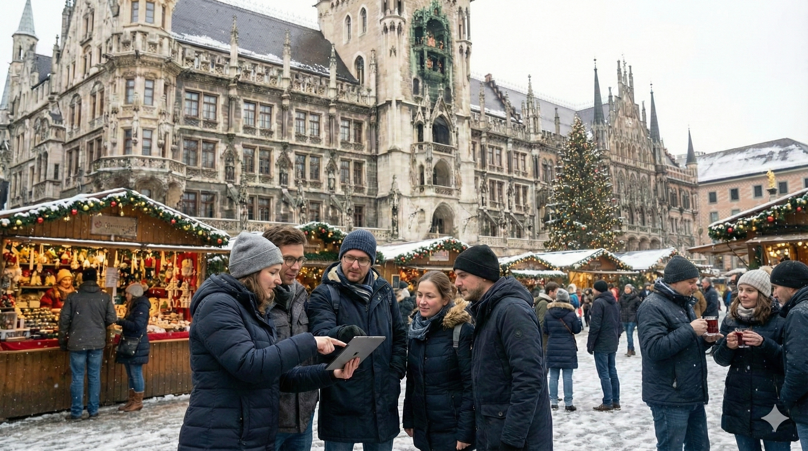 Christmas Rallye: Tablet-Rallye während des Teamevents